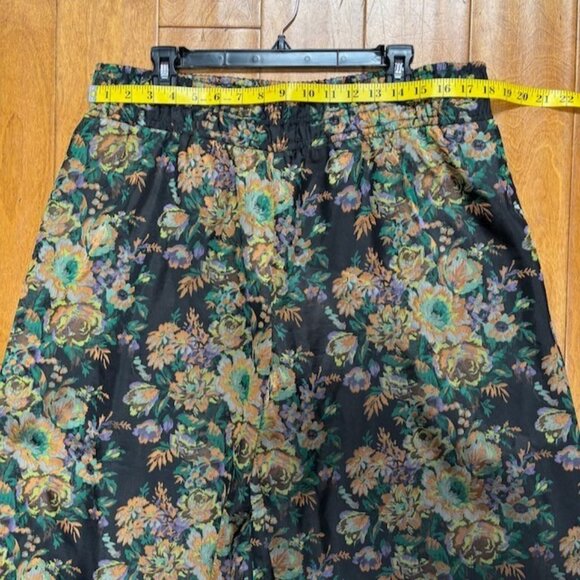 Anthropologie Womens The Somerset Pull On Cropped Pants Jacquard Edition Size XL - Picture 7 of 12